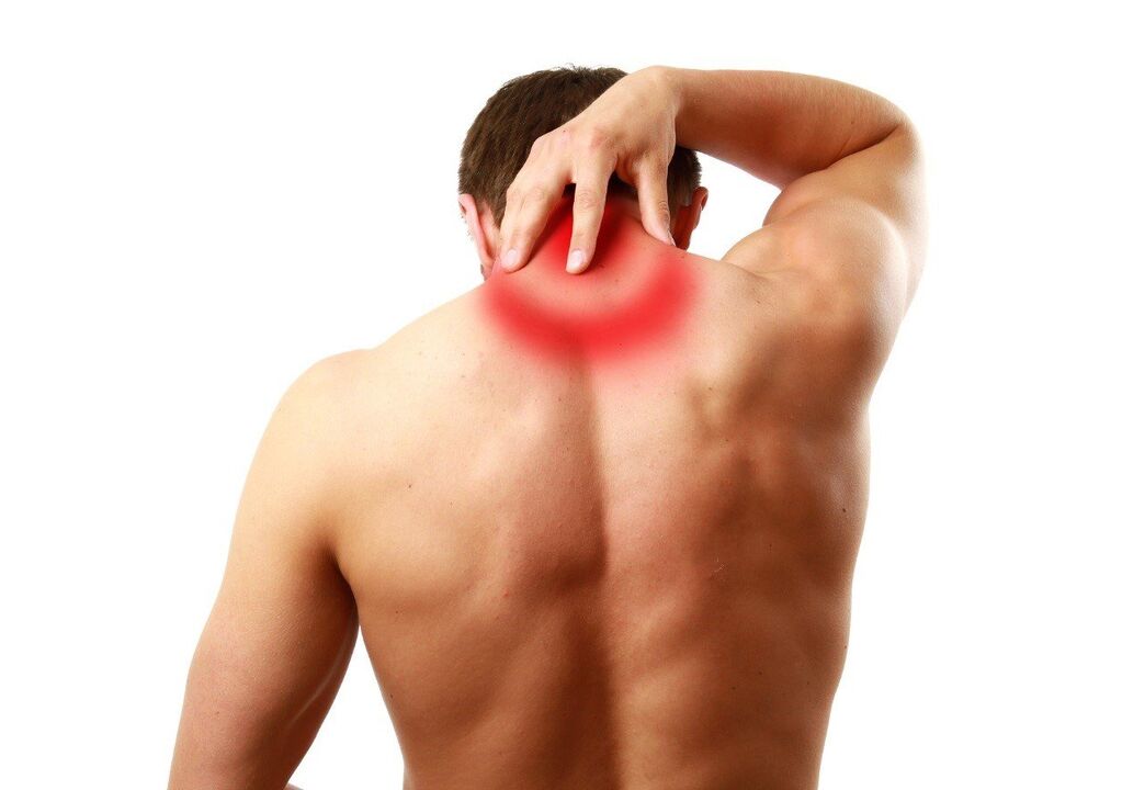 Die zervikale Osteochondrose ist eine Folge übermäßiger Anstrengung und einer Schwächung der Elastizität der Muskulatur im Nackenbereich. 