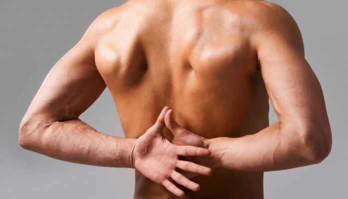 Rückenschmerzen mit thorakaler Osteochondrose